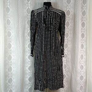 Vintage California Girl By Petrina Aberle Made In USA Polk Women's Dress Size 8